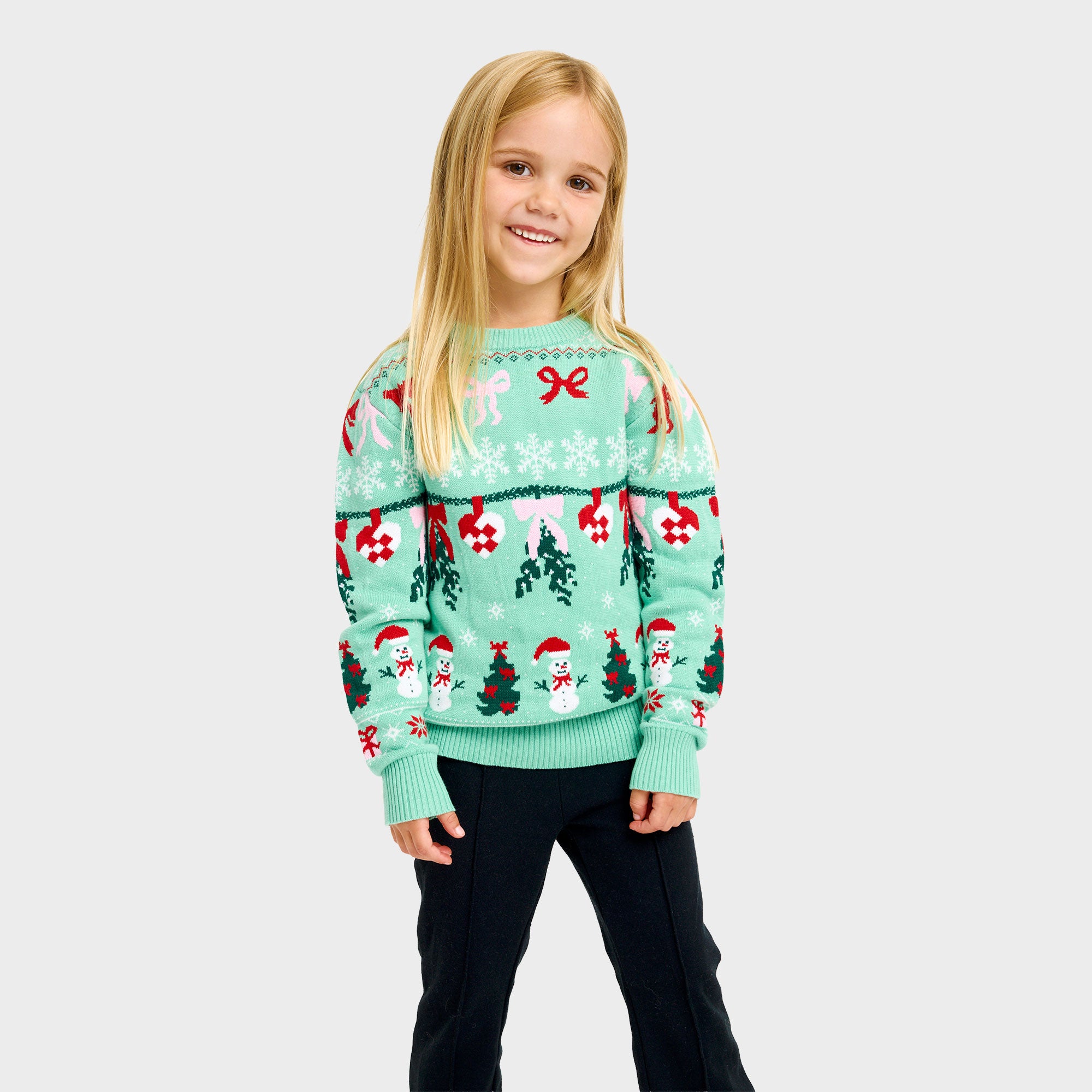 Den sløjfede julesweater - Barn.
